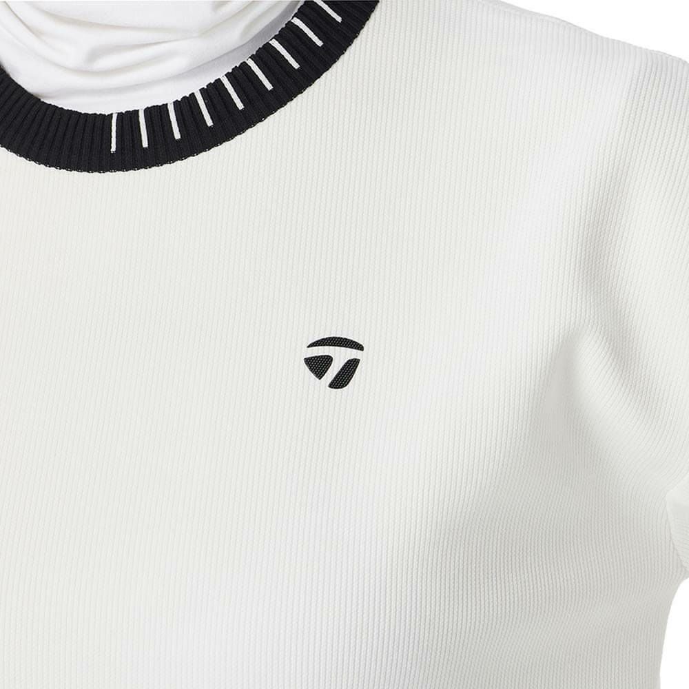 テーラーメイド TaylorMade　レディース ステッチド 長袖 クルーネック セーター TL529　2025年モデル 詳細1 詳細5