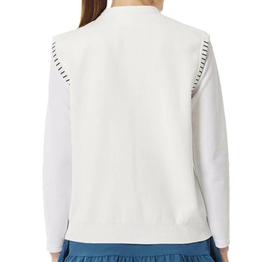 テーラーメイド TaylorMade　レディース ステッチド クルーネック ベスト TL530　2025年モデル 詳細1 詳細3