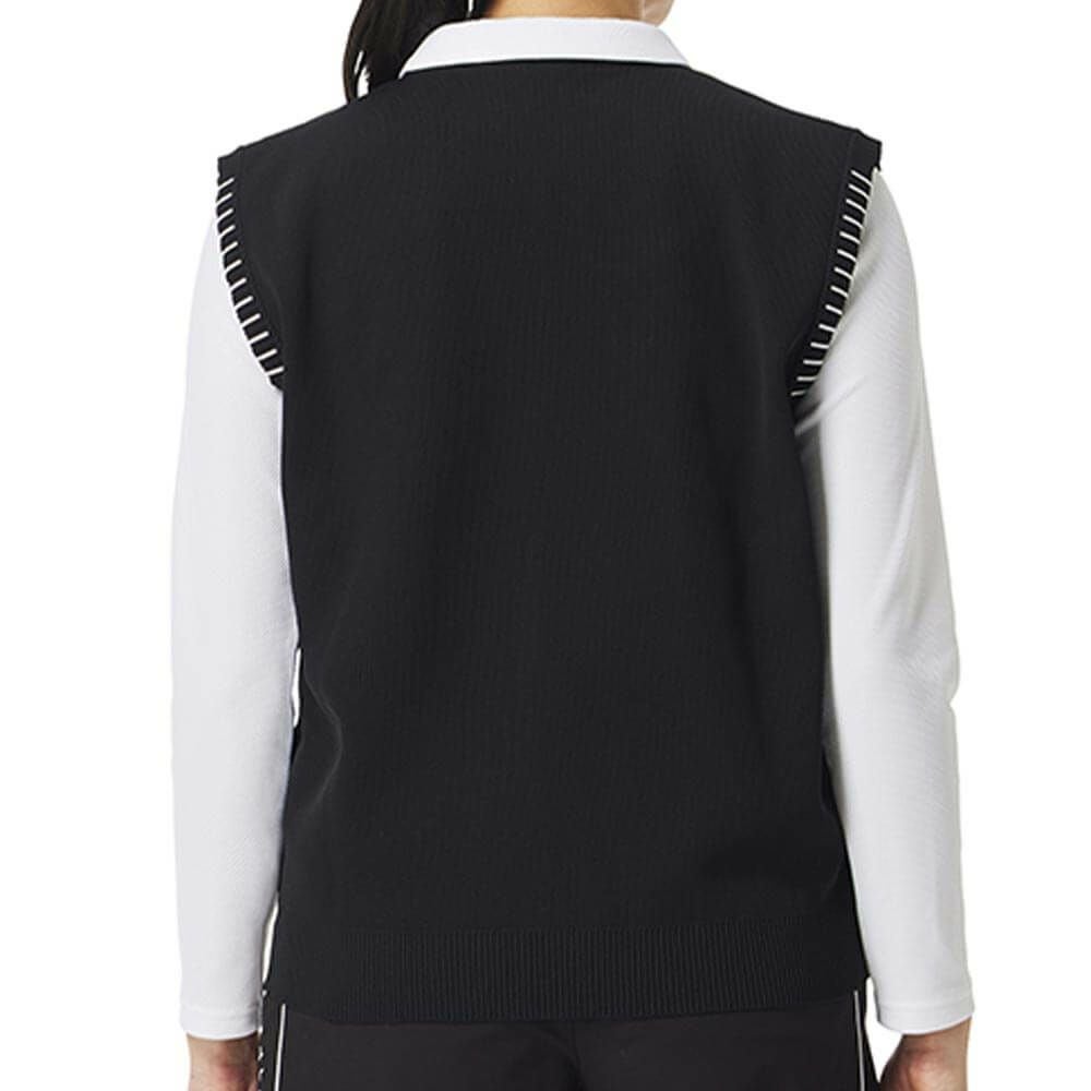 テーラーメイド TaylorMade　レディース ステッチド クルーネック ベスト TL530　2025年モデル 詳細1 詳細6