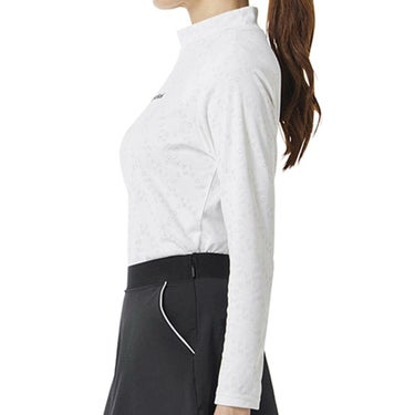テーラーメイド TaylorMade　レディース サークルロゴ 長袖 モックネック シャツ TL537　2025年モデル 詳細1 詳細4
