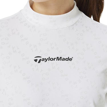 テーラーメイド TaylorMade　レディース サークルロゴ 長袖 モックネック シャツ TL537　2025年モデル 詳細1 詳細5