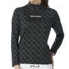 テーラーメイド TaylorMade　レディース サークルロゴ 長袖 モックネック シャツ TL537　2025年モデル 詳細1 詳細10