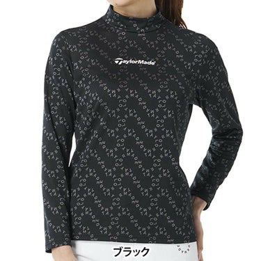 テーラーメイド TaylorMade　レディース サークルロゴ 長袖 モックネック シャツ TL537　2025年モデル 詳細1 詳細10