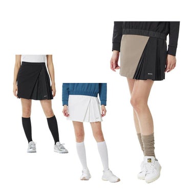 テーラーメイド TaylorMade　レディース ハイウエスト レイヤー プリーツ インナーパンツ一体型 スカート TL526　2025年モデル 詳細1