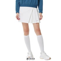 テーラーメイド TaylorMade　レディース ハイウエスト レイヤー プリーツ インナーパンツ一体型 スカート TL526　2025年モデル