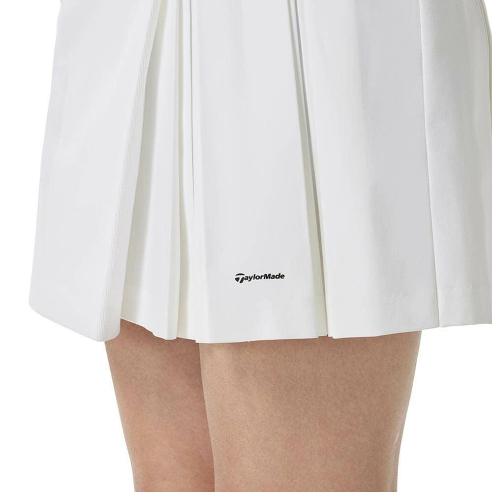 テーラーメイド TaylorMade　レディース ハイウエスト レイヤー プリーツ インナーパンツ一体型 スカート TL526　2025年モデル 詳細1 詳細5