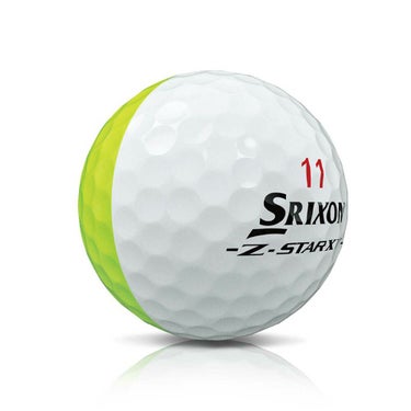 スリクソン Z-STAR XV DIVIDE 2025年モデル ゴルフボール プレミアムパッションイエロー　1ダース（12球入り） イエロー/ホワイト 詳細3