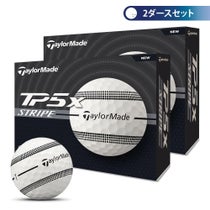 テーラーメイド　TP5x STRIPE 2024年モデル　ゴルフボール　2ダースセット （12球入り×2箱） ホワイト（Stripe）