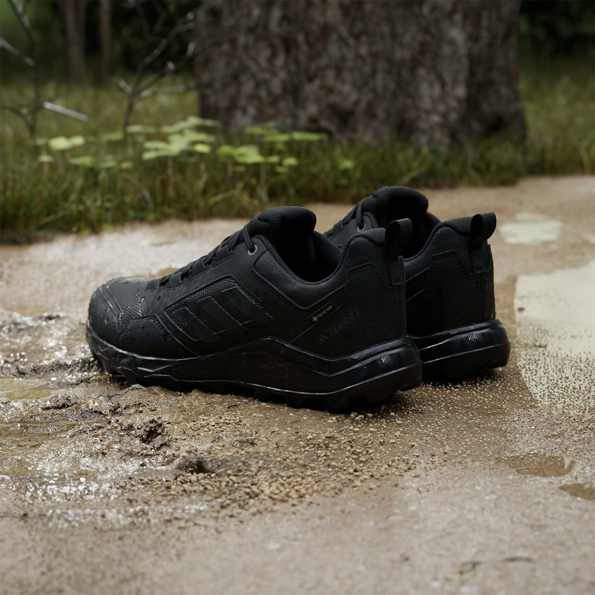 アディダス adidas　メンズ アウトドア トレッキングシューズ トレースロッカー 2.0 GORE-TEX トレイルランニング / Tracerocker 2.0 GORE-TEX Trail Running Shoes コアブラック/コアブラック/セミインパクトオレンジ JI0959  詳細13