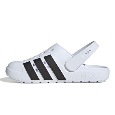 アディダス adidas　ユニセックス マルチスポーツ サンダル アディレッタ クロッグ 2.0 / Adilette Clog 2.0 フットウェアホワイト/コアブラック/フットウェアホワイト JS1130  詳細4