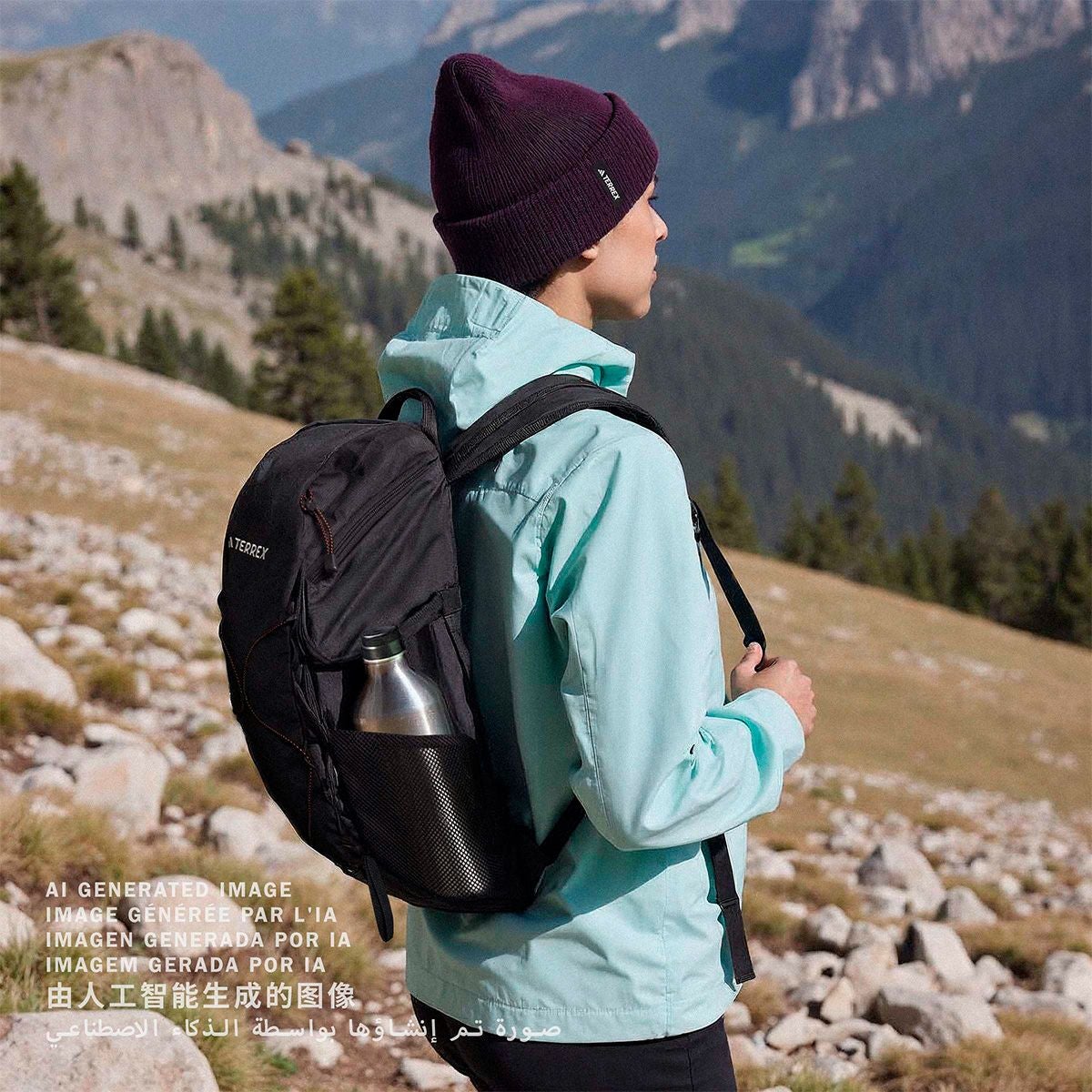 アディダス adidas　 アウトドア バックパック テレックス マルチ クライマクール バックパック 20L カーボン KCJ78 JM0464 詳細7