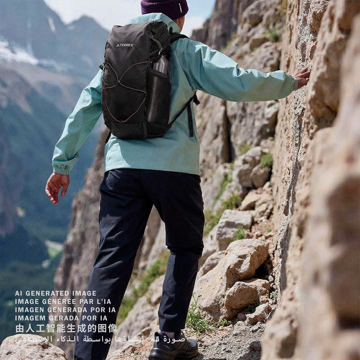 アディダス adidas　 アウトドア バックパック テレックス マルチ クライマクール バックパック 20L カーボン KCJ78 JM0464 詳細8