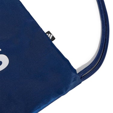 アディダス adidas　ユニセックス マルチスポーツ ナップ・ジムバッグ リニア ジムサック ダークブルー/ホワイト KUK78 IN6131 詳細3