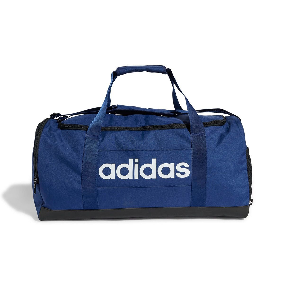 アディダス adidas　リニア ダッフルバッグ ミディアム ダークブルー/ホワイト KWQ26 IN6116 ネイビー（IN6116）