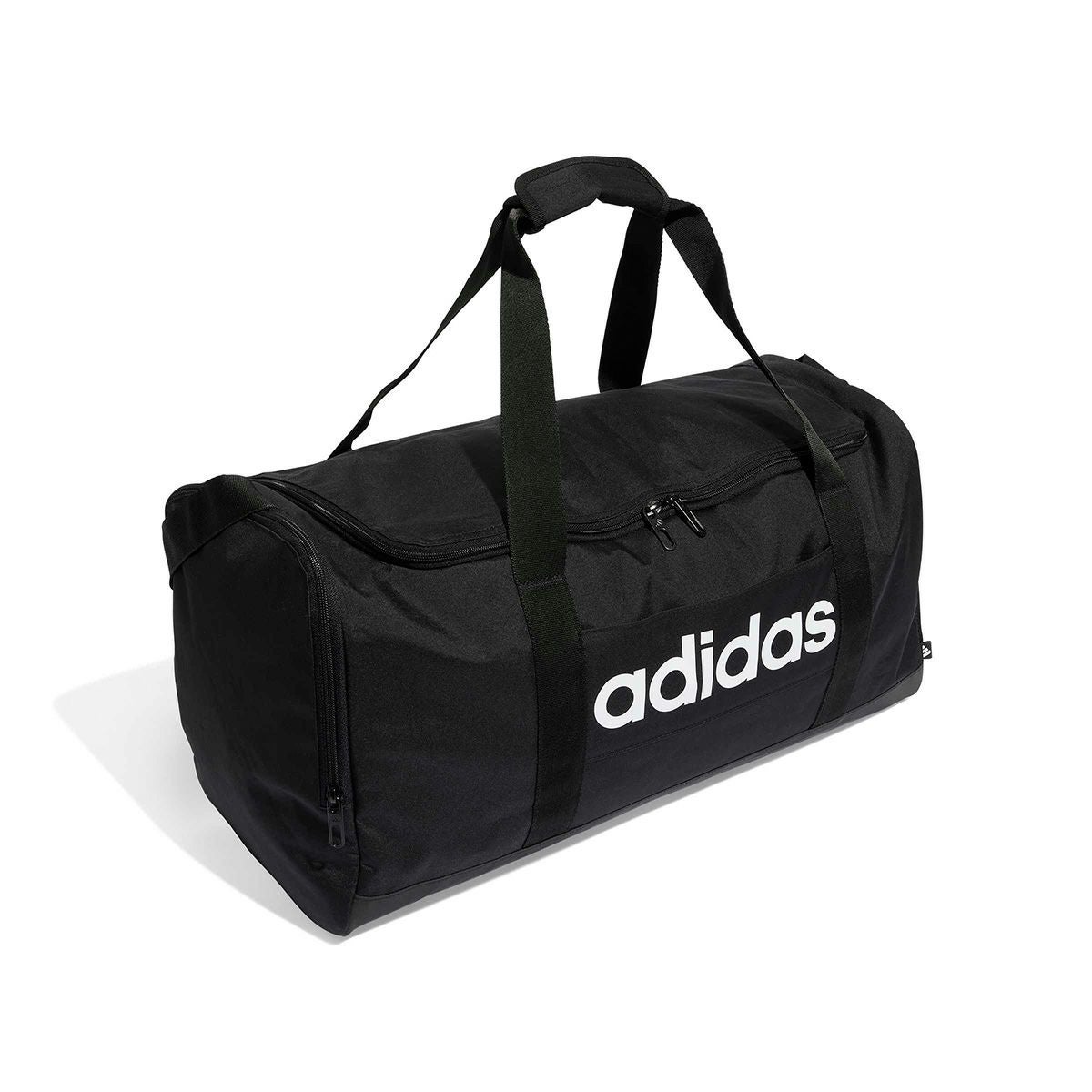 アディダス adidas　 マルチスポーツ ダッフル・ボストン リニア ダッフル ミディアム ブラック/ブラック/ホワイト KWQ26 JD9555 詳細3