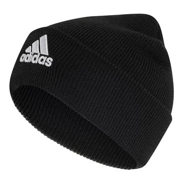 アディダス adidas　ニットキャップ ロゴ ビーニー ブラック/ホワイト DMD78 IB2651 ブラック（IB2651）
