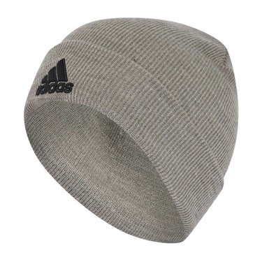 アディダス adidas　ニットキャップ ロゴ ビーニー ミディアムグレーヘザー/ブラック DMD78 IY7665 グレー（IY7665）