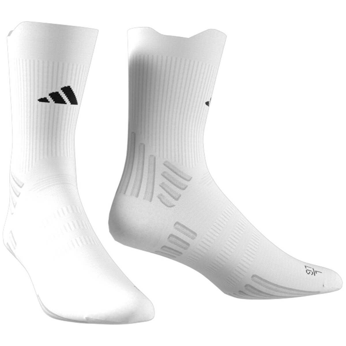 アディダス adidas　ユニセックス テニス ソックス テニス クッション クルーソックス 1足 ホワイト/ブラック EVZ98 HT1644 詳細2