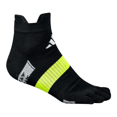 アディダス adidas　 ランニングパフォーマンス 5本指ソックス ブラック/ルシッドレモン KLA40 JM716 ブラック（JM7162）