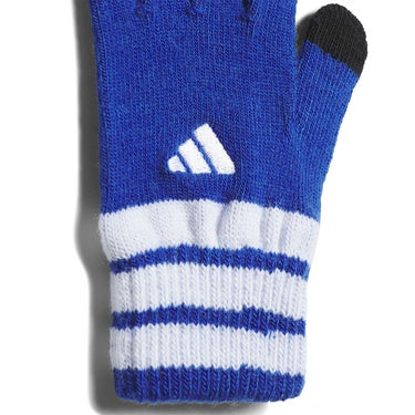 アディダス adidas　ジュニア キッズ ニット グローブ チームロイヤルブルー VM631 KB7130 ブルー（KB7130） 詳細2