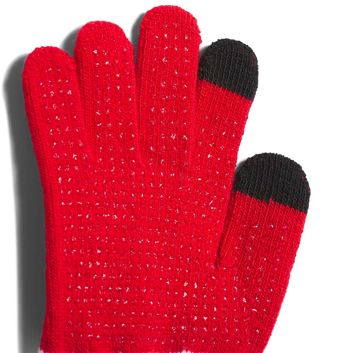 アディダス adidas　ジュニア キッズ ニット グローブ ベタースカーレット VM631 KB7131 レッド（KB7131） 詳細3