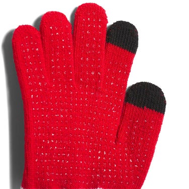 アディダス adidas　ジュニア キッズ ニット グローブ ベタースカーレット VM631 KB7131 レッド（KB7131） 詳細3