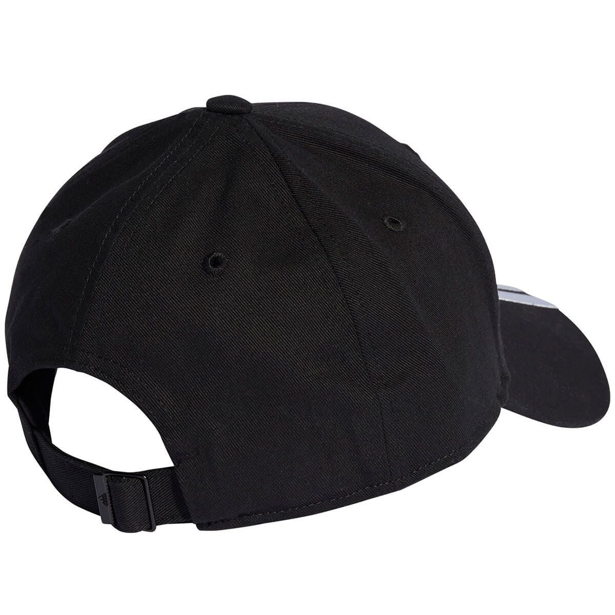 アディダス adidas　ユニセックス マルチスポーツ ヘアバンド スリーストライプス コットンツイル ベースボールキャップ ホワイト/ブラック DKH29 II3509 詳細2