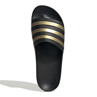 アディダス adidas　ユニセックス マルチスポーツ シャワーサンダル アディレッタ アクア サンダル / Adilette Aqua Slides コアブラック/ゴールドメタリック/コアブラック EG1758  詳細2
