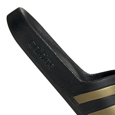アディダス adidas　ユニセックス マルチスポーツ シャワーサンダル アディレッタ アクア サンダル / Adilette Aqua Slides コアブラック/ゴールドメタリック/コアブラック EG1758  詳細8