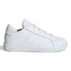 アディダス adidas　ジュニア グランドコート ライフスタイル キッズ スニーカー シューズ フットウェアホワイト/フットウェアホワイト/グレーワン FZ6158  ホワイト（FZ6158）