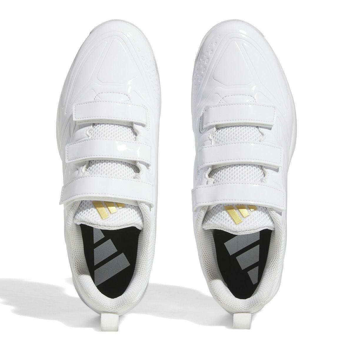 アディダス adidas　ジュニア 野球＆ソフトボール アフタートレーシューズ ジャパン トレーナーAC ベースボールスパイク / Japan Trainer AC Baseball Cleats フットウェアホワイト/フットウェアホワイト/ゴールドメタリック GW1958  詳細2