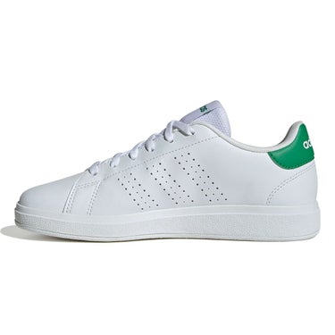 アディダス adidas　ジュニア カジュアル シューズＫＩＤＳ アドバンコートベース  2.0  キッズ / ADVANCOURT BASE 2.0 KIDS フットウェアホワイト/フットウェアホワイト/グリーン ID3889  詳細4