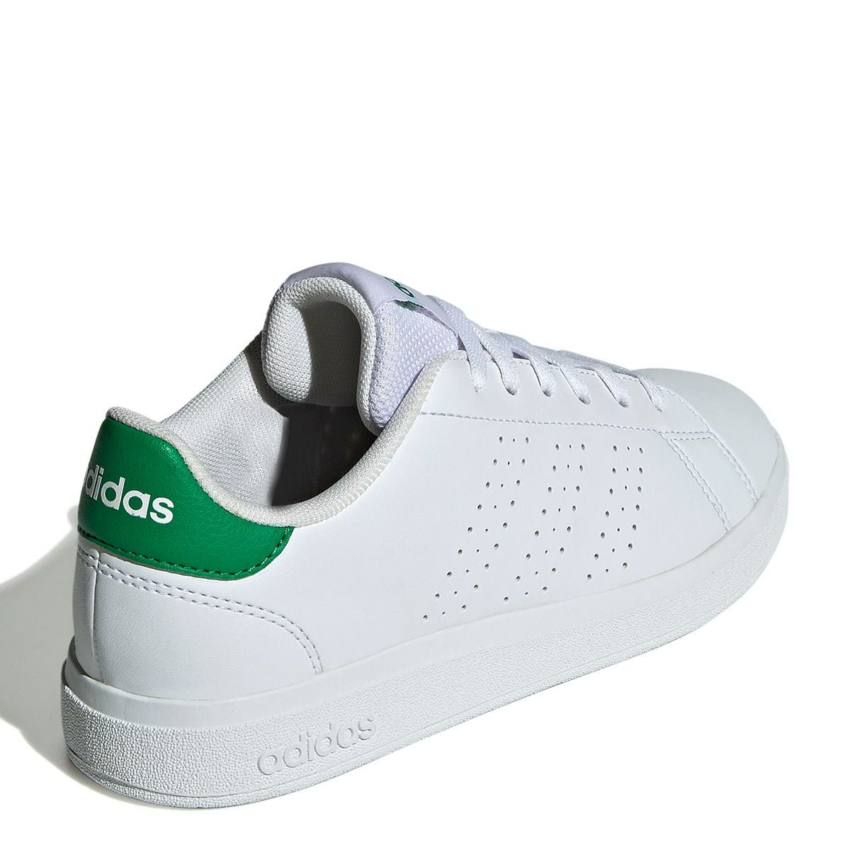 アディダス adidas　ジュニア カジュアル シューズＫＩＤＳ アドバンコートベース  2.0  キッズ / ADVANCOURT BASE 2.0 KIDS フットウェアホワイト/フットウェアホワイト/グリーン ID3889  詳細6