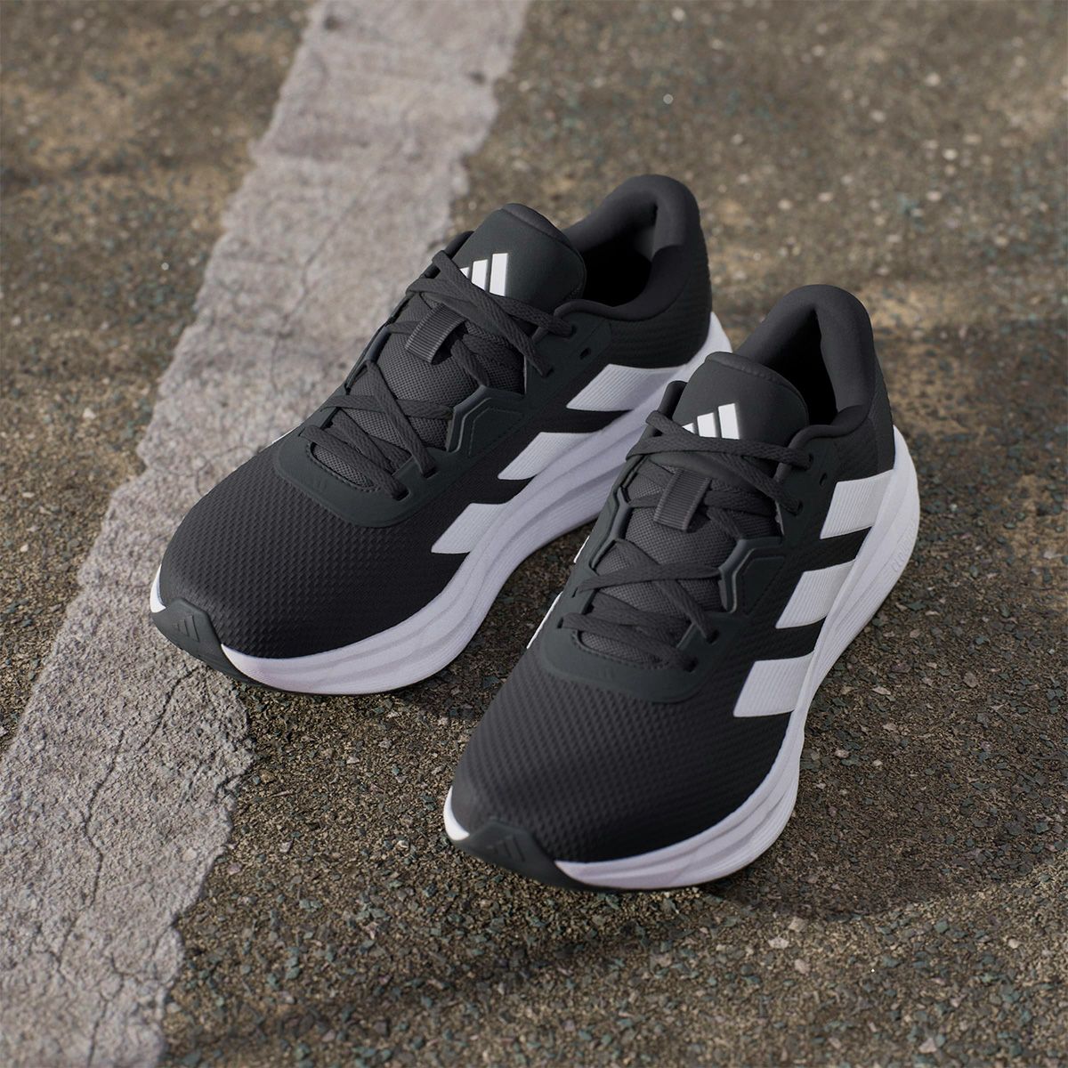 アディダス adidas　メンズ カジュアル シューズ GLX 7 ランニング / GLX 7 Running コアブラック/フットウェアホワイト/カーボン ID8760  詳細11