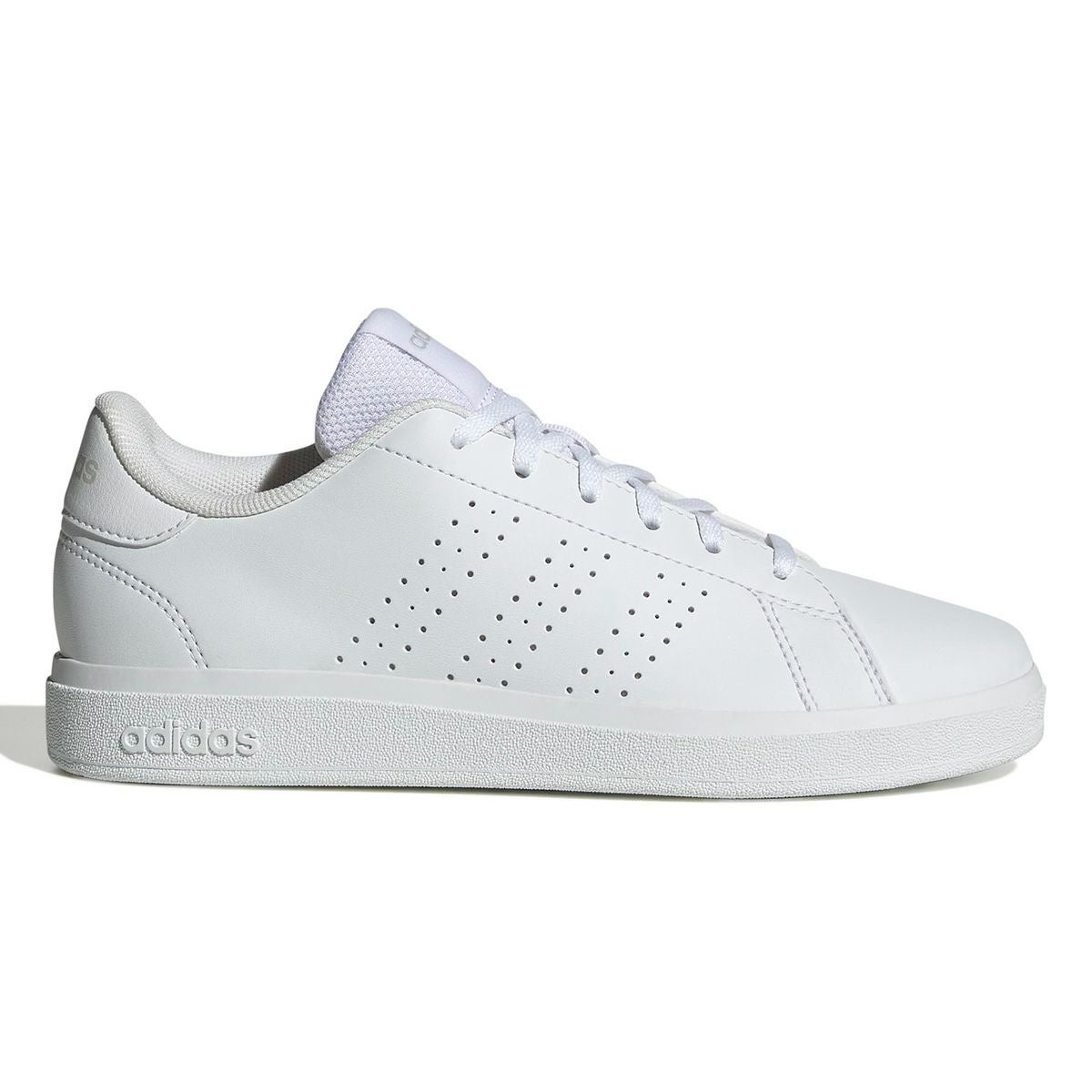 アディダス adidas　ジュニア アドバンコート ベース 2.0 キッズ スニーカー シューズ フットウェアホワイト/フットウェアホワイト/グレーワン IE8688  ホワイト（IE8688）