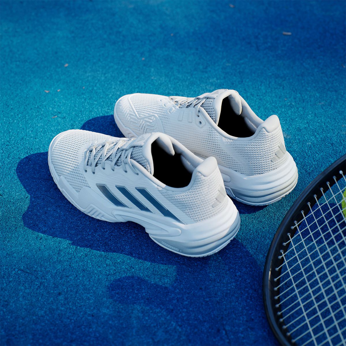 アディダス adidas　レディース テニス オールコートレディース バリケード  13  テニス / BARRICADE 13 TENNIS フットウェアホワイト/コアブラック/グレーワン IF0407  詳細13