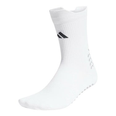 アディダス adidas　ユニセックス サッカー ストッキング アディダス フットボール グリップ プリント クッション パフォーマンスクルーソックス ホワイト/ブラック II193 HN8841