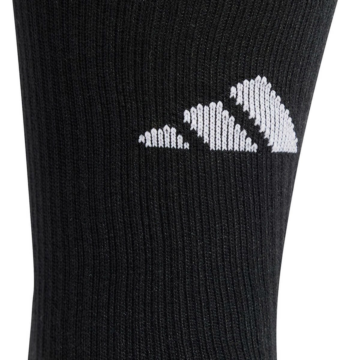 アディダス adidas　ユニセックス サッカー ストッキング アディダス フットボール グリップ プリント クッション パフォーマンスクルーソックス ブラック/ホワイト II193 HN8842 詳細2