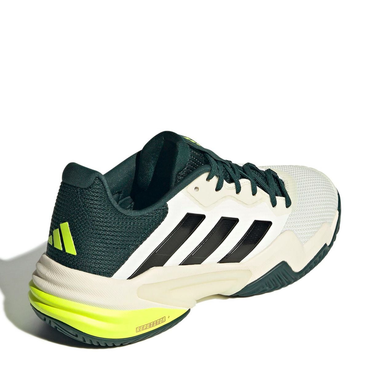 アディダス adidas　メンズ テニス オールコートＭ バリケード  13  テニス / BARRICADE 13 TENNIS オフホワイト/コアブラック/パウダーティール JH5129  詳細6