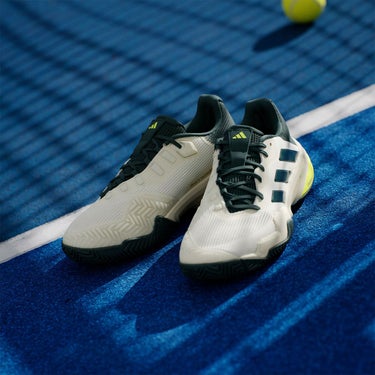 アディダス adidas　メンズ テニス オールコートＭ バリケード  13  テニス / BARRICADE 13 TENNIS オフホワイト/コアブラック/パウダーティール JH5129  詳細8