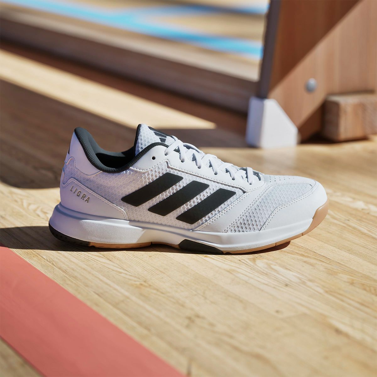 アディダス adidas　メンズ ハンドボール・ドッジボール シューズ LIGRA 8  インドア / LIGRA 8 INDOOR フットウェアホワイト/コアブラック/フットウェアホワイト JI1505  詳細9