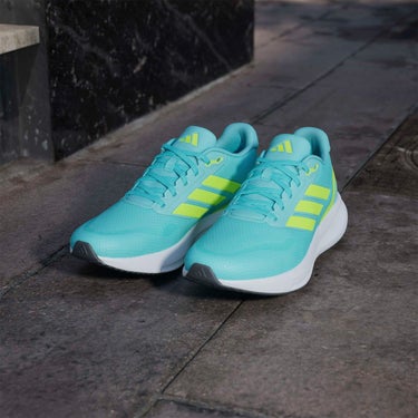 アディダス adidas　メンズ カジュアル ランニングシューズ コアランナー 5 ランニング / CORERUNNER 5 Running フラッシュアクア/ルシッドレモン/コアブラック JI3387  詳細12