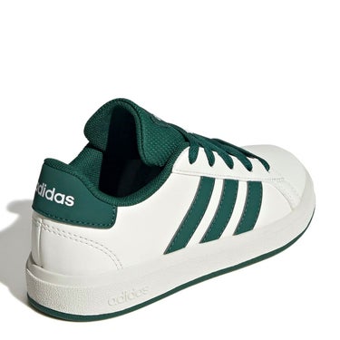 アディダス adidas　ジュニア カジュアル シューズＫＩＤＳ グランドコート ライフスタイル テニス レースアップ / GrandCourt Lifestyle Tennis Lace-Up オフホワイト/カレッジグリーン/コアブラック JQ0704  詳細6