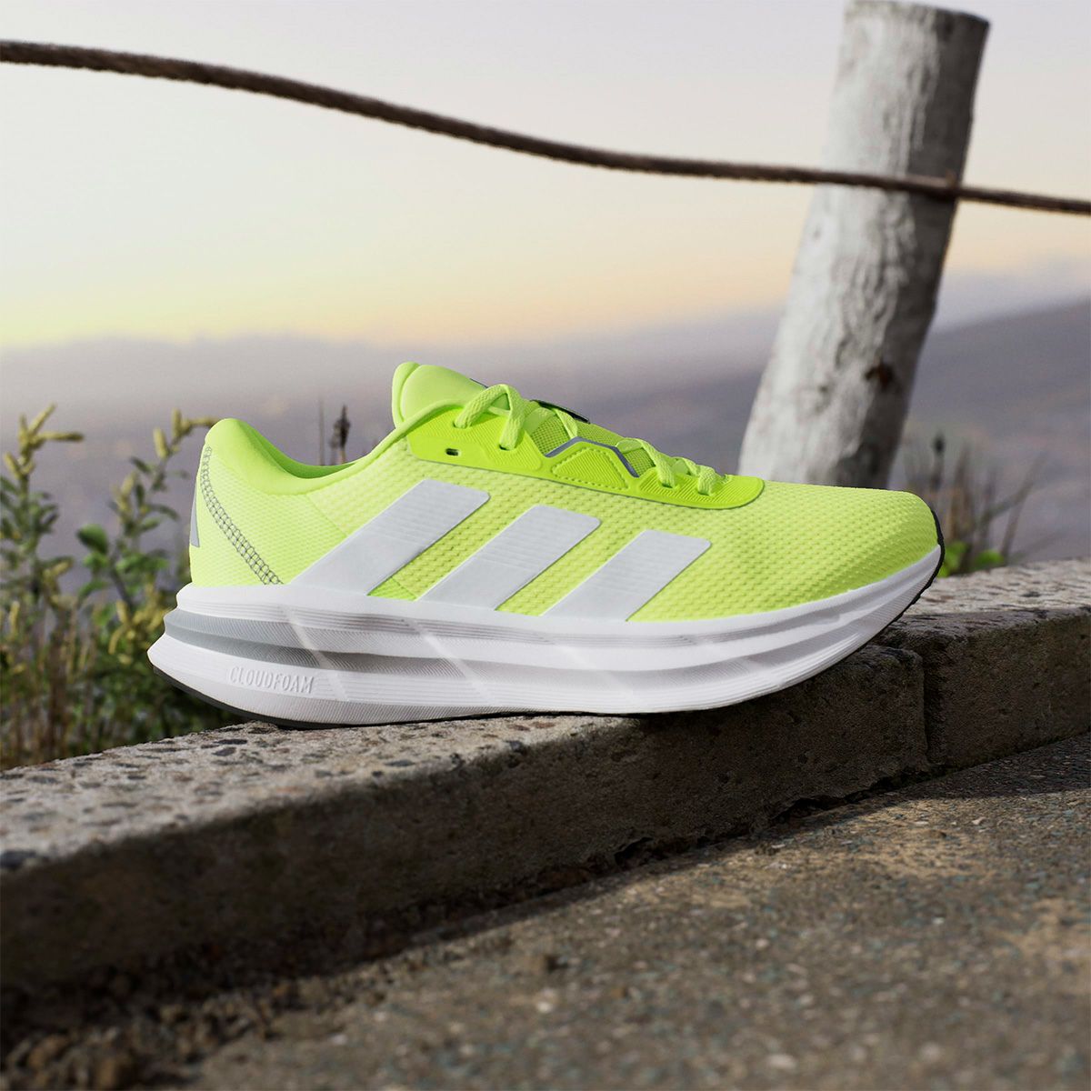 アディダス adidas　メンズ カジュアル ランニングシューズ GLX 7 ランニング / GLX 7 Running ルシッドレモン/フットウェアホワイト/グレー JQ2624  詳細9