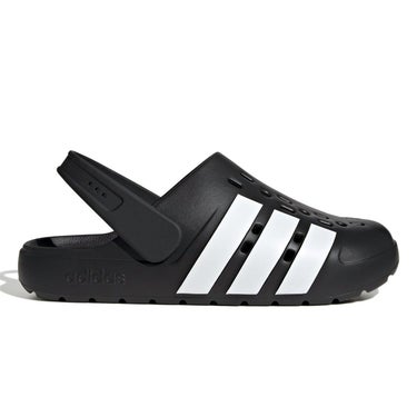 アディダス adidas　アディレッタ クロッグ 2.0 コアブラック/フットウェアホワイト/コアブラック JQ8058  ブラック（JQ8058）