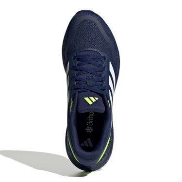 アディダス adidas　メンズ カジュアル ランニングシューズ コアランナー 5 ランニング / CORERUNNER 5 Running ダークブルー/フットウェアホワイト/ハイレゾイエロー JR5521  詳細2