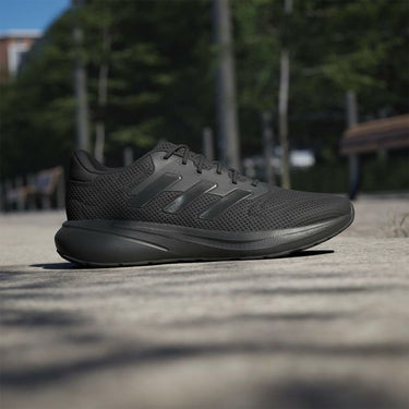 アディダス adidas　ユニセックス カジュアル ランニングシューズ レスポンス ランナー / Response Runner コアブラック/コアブラック/コアブラック JR8058  詳細9