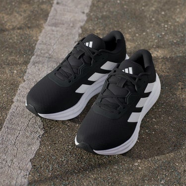 アディダス adidas　メンズ カジュアル ランニングシューズ GLX 7 ランニングシューズ コアブラック/フットウェアホワイト/コアブラック JR9585  詳細11