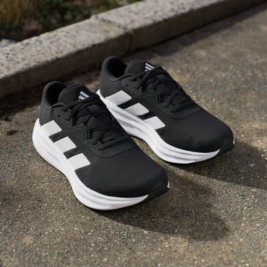 アディダス adidas　メンズ カジュアル ランニングシューズ GLX 7 ランニングシューズ コアブラック/フットウェアホワイト/コアブラック JR9585  詳細13