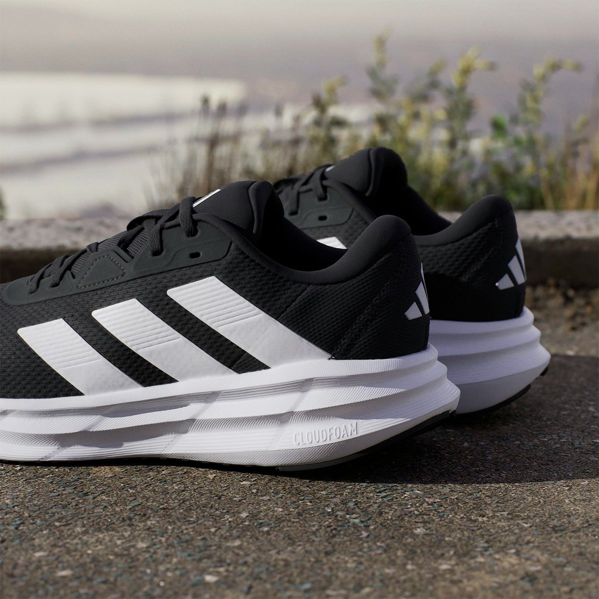 アディダス adidas　メンズ カジュアル ランニングシューズ GLX 7 ランニングシューズ コアブラック/フットウェアホワイト/コアブラック JR9585  詳細14